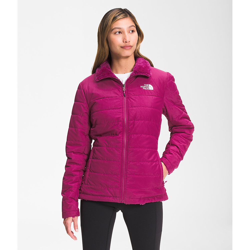 The North Face Insulated Jacket Womens Australia - The North Face Mossbud Reversible Rose (EZP-59460